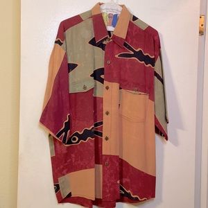 Jamacaiian Cabana Shirt Vintage 2000’s